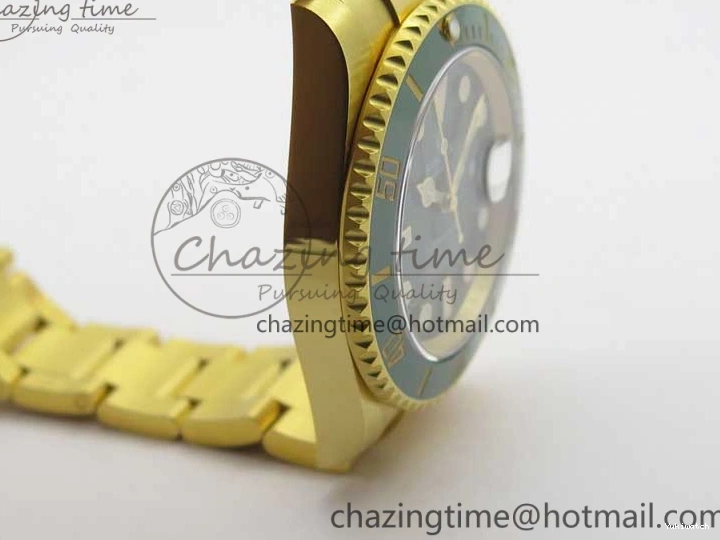 Wrapped YG 116610 Wrapped A2836 Edition ROF Submariner LV YG Green Bracelet on Best Dial 0422